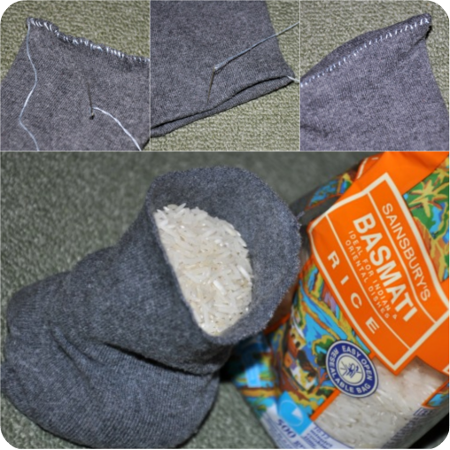 DIY Easy Rice Heat Pack
