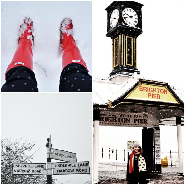 A photo journey through snowy Brighton