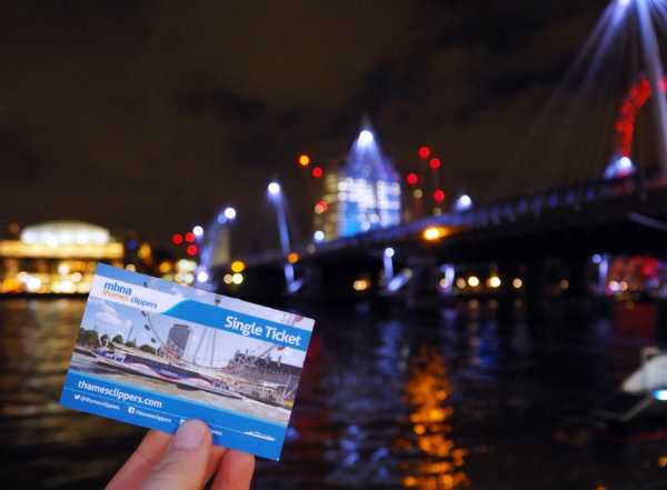 Sailing to Neverland with Thames Clippers