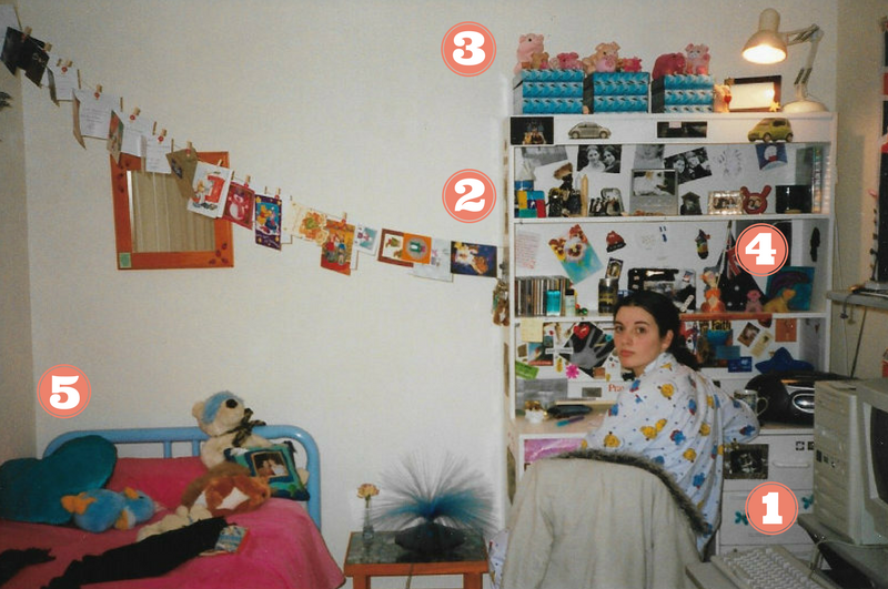 Anatomy of a 90s Teen's Bedroom