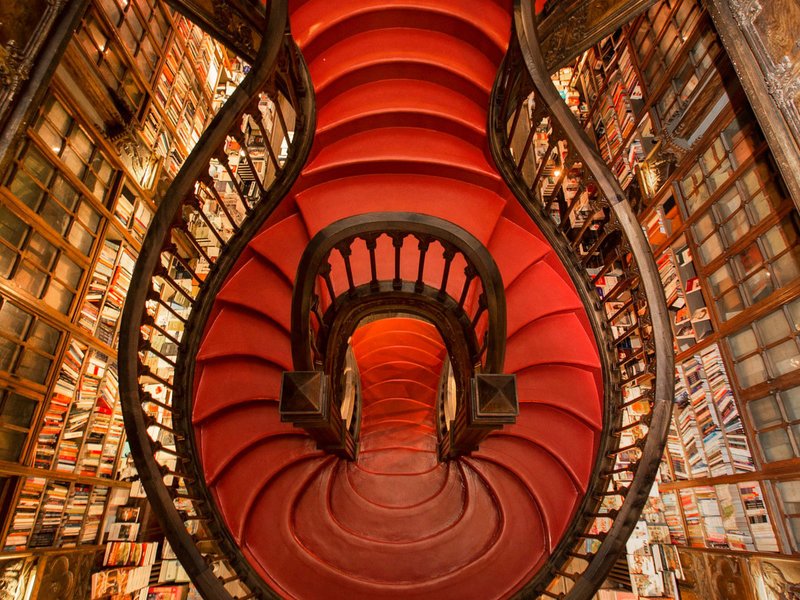 The 10 Most Beautiful Libraries & Bookshops in the World: Livrario Lello in Porto, Portugal