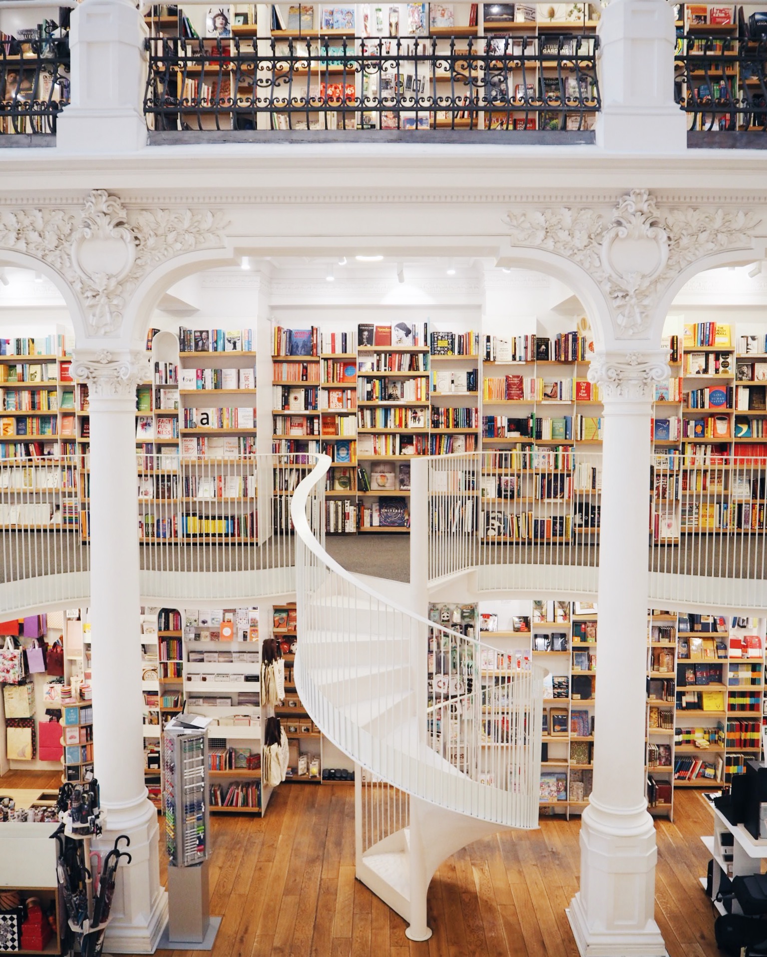 Cărturești Carusel bookstore in Bucharest, Romania