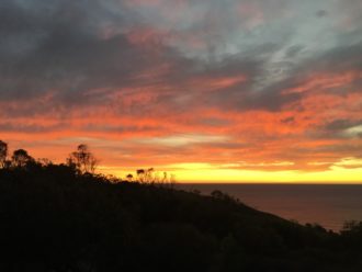 Sunset over the Adelaide coast - A Writer's Diary: A Year in the Life of an Author #3